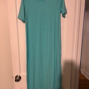Chic Turquoise Maxi Dress
